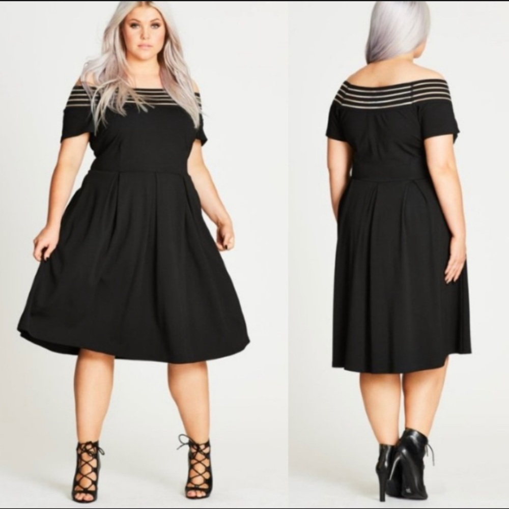 City Chic Back Dress